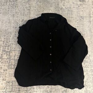 Cut Loose Black Lightweight Shirt Jacket Size XL